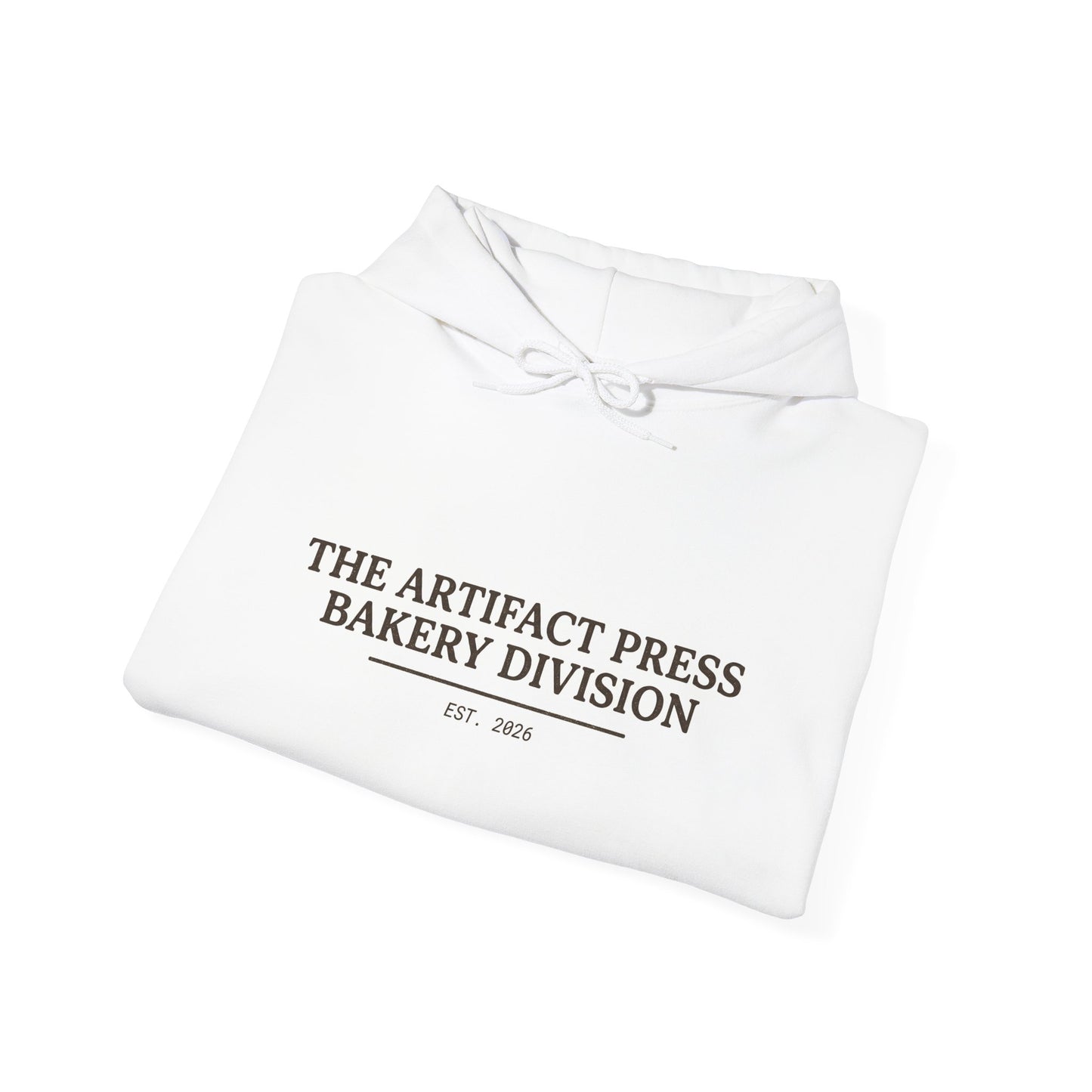 Bakery Division Hoodie — "The Artifact Press" Corgi Bakers Pullover