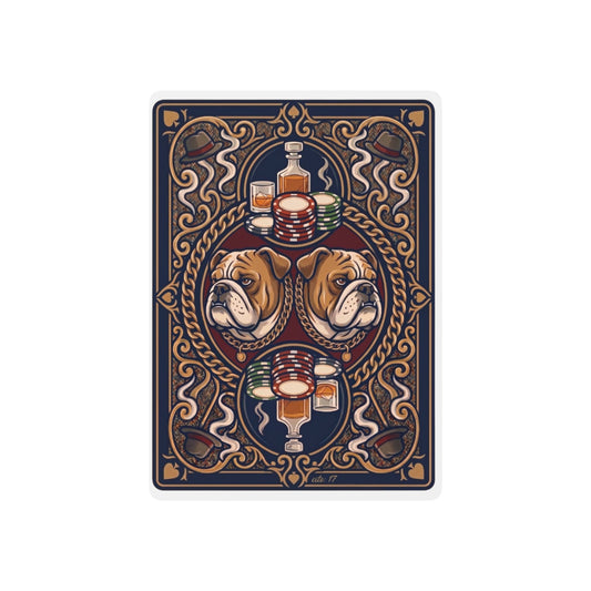 Dogs Playing Poker Playing Cards — Vintage Casino Deck Artwork